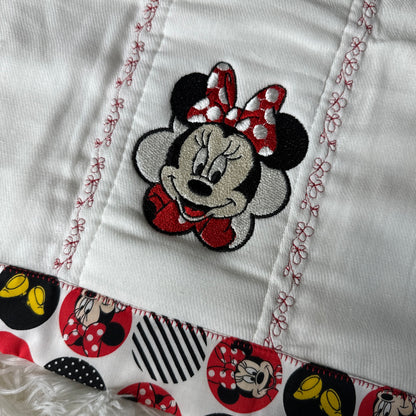 Minnie Mouse Baby Burp Cloth