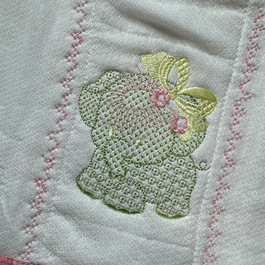 Baby elephant Baby Burp Cloth