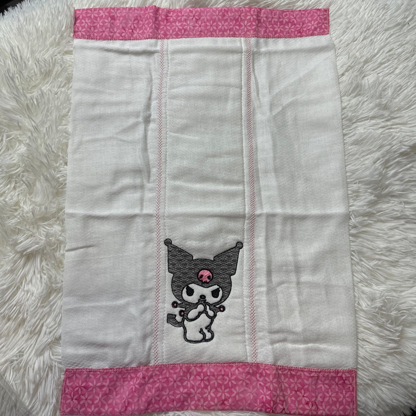 Kuromi Baby Burp Cloth