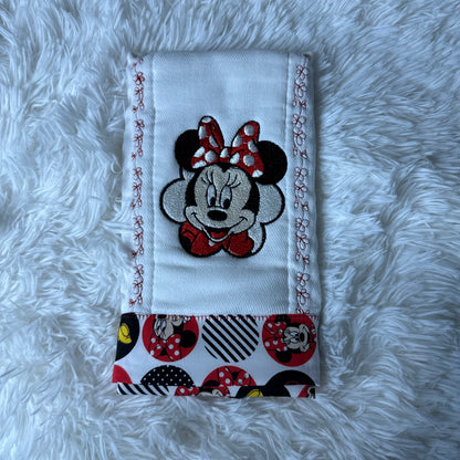 Minnie Mouse Baby Burp Cloth