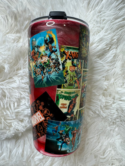 Marvel tumbler stainless steel 20oz