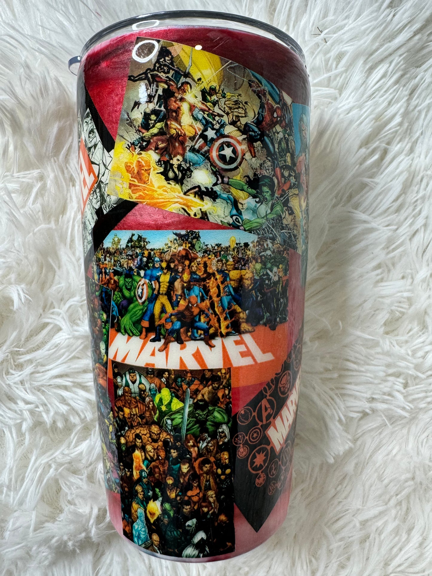 Marvel tumbler stainless steel 20oz