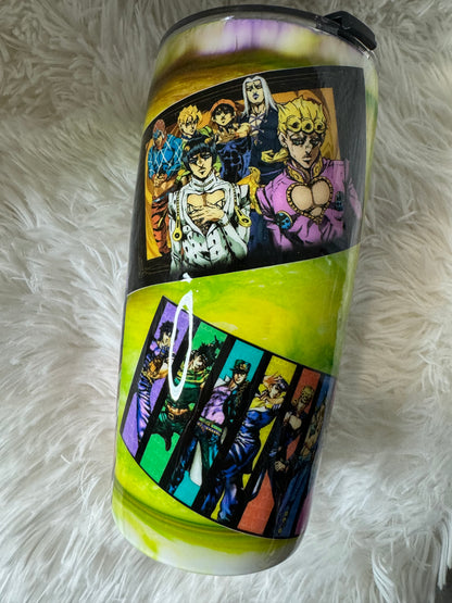 Jojo's Bizarre Adventure tumbler stainless steel 20oz