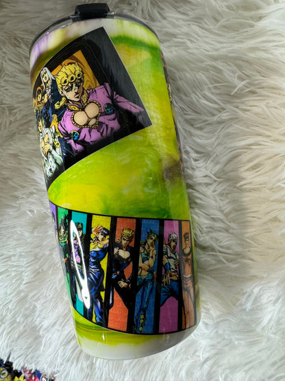 Jojo's Bizarre Adventure tumbler stainless steel 20oz