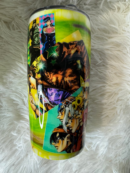 Jojo's Bizarre Adventure tumbler stainless steel 20oz