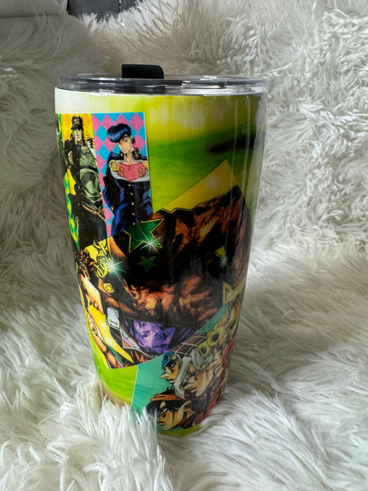 Jojo's Bizarre Adventure tumbler stainless steel 20oz